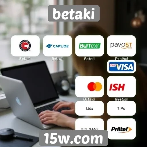 Métodos de pagamento oferecidos pelo site betaki